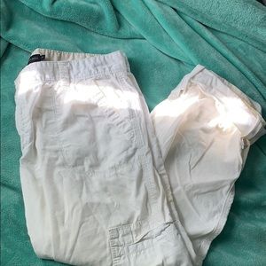 Calvin Klein Jeans White Cargo Pants size 14